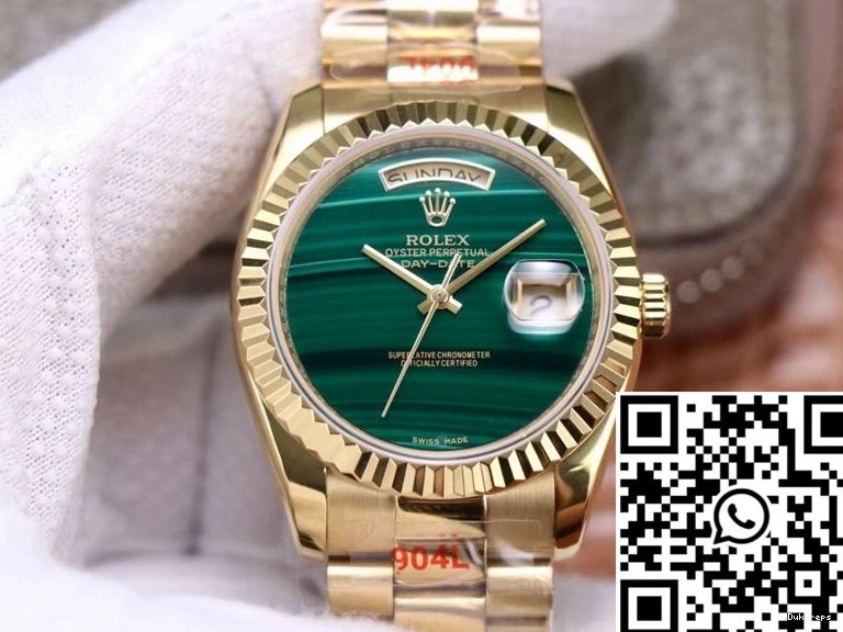 Malachite Day Rolex Date Green 18238 President Dial 0329